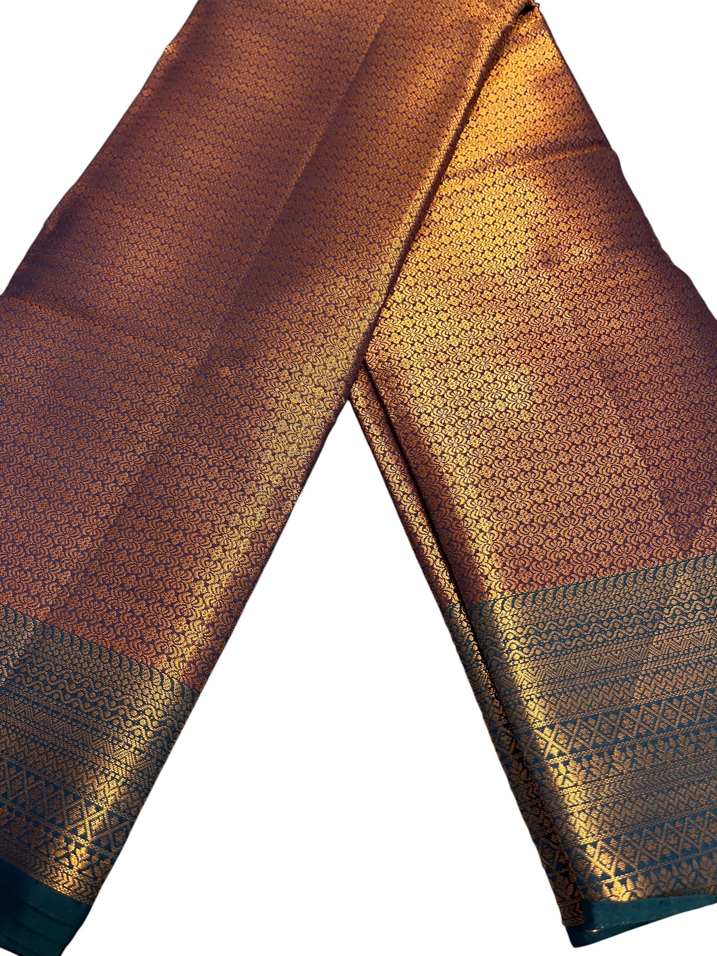 Southloom Premium Semi Silk Zari Work Brocade Saree in Bridal Maroon with Matching Pallu