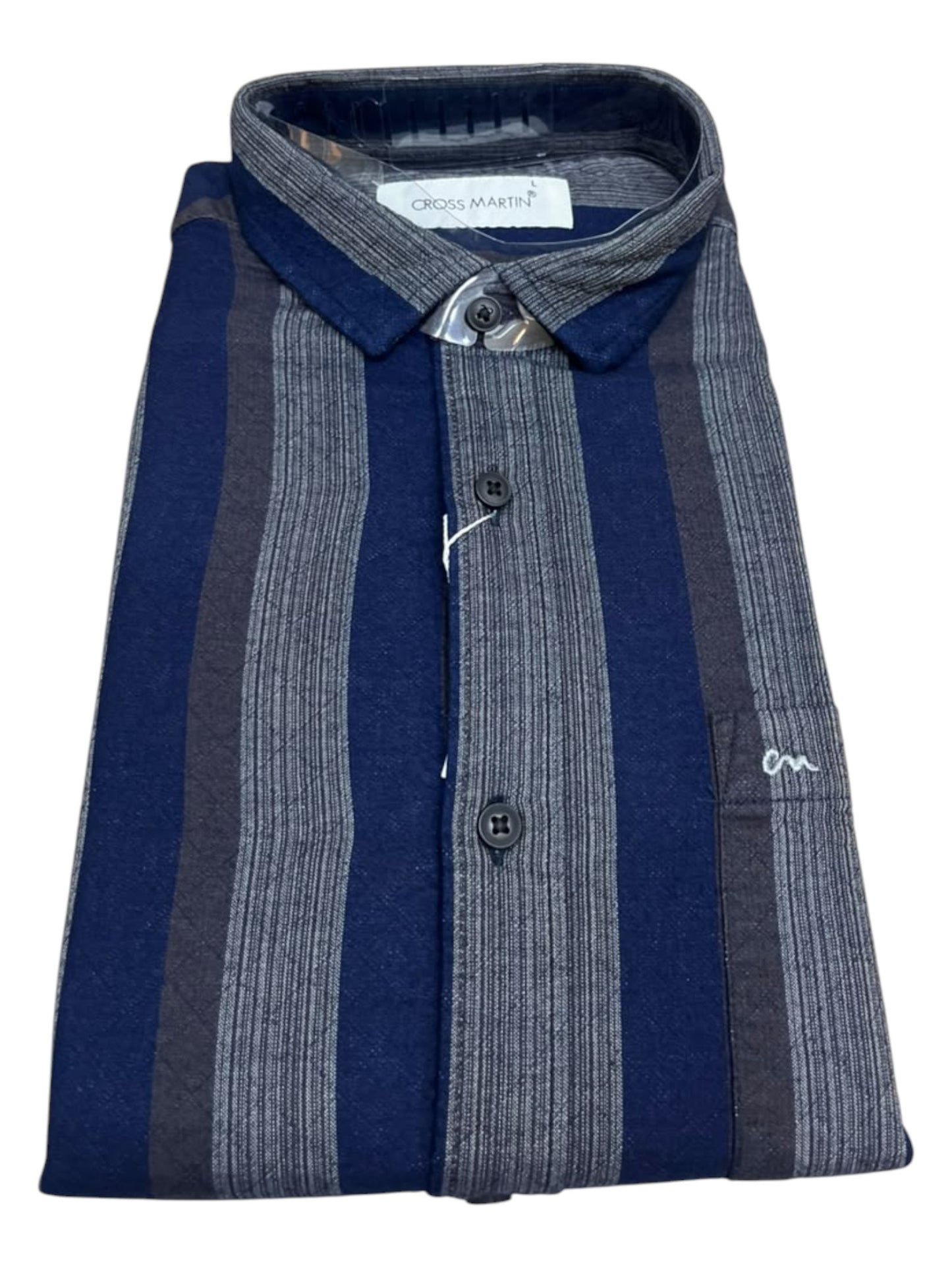 Southloom Pure Cotton Blue Line Shirt SLSHIRT 40 FS