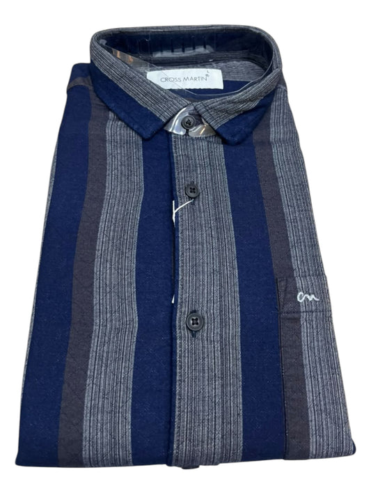 Southloom Pure Cotton Blue Line Shirt SLSHIRT 40 FS
