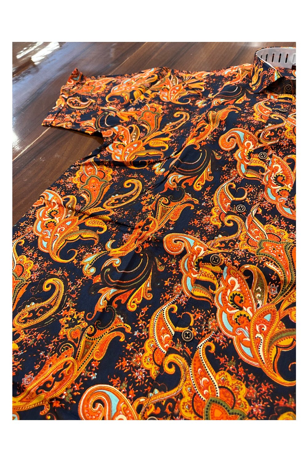 Southloom Jaipur Pure Cotton Printed Shirt For Men (XL)
