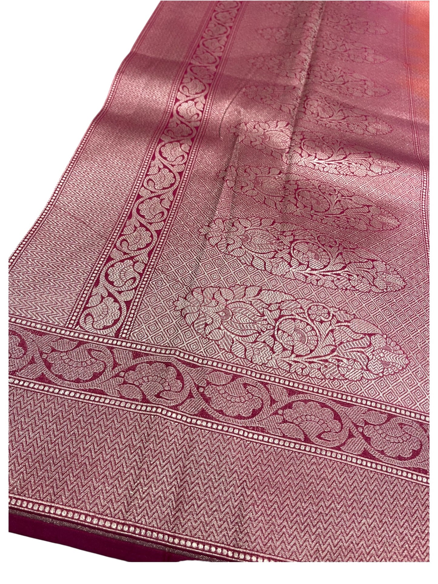 Southloom  Banarasi Silk Saree with Woven Work on Body and Borders