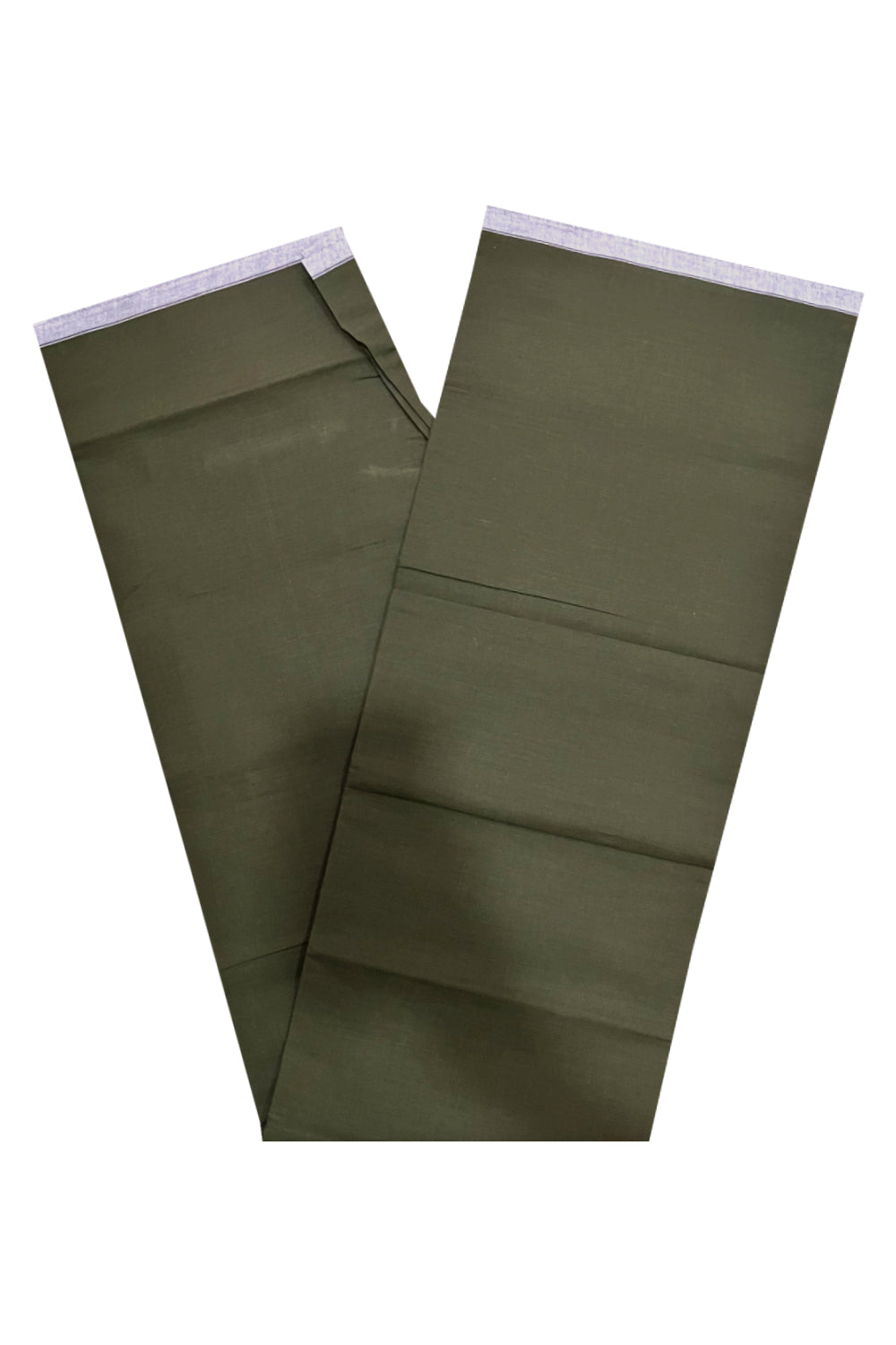 Southloom Deep Green Single Mundu / Otta Mundu / Lungi (South Indian Kerala Dhoti)