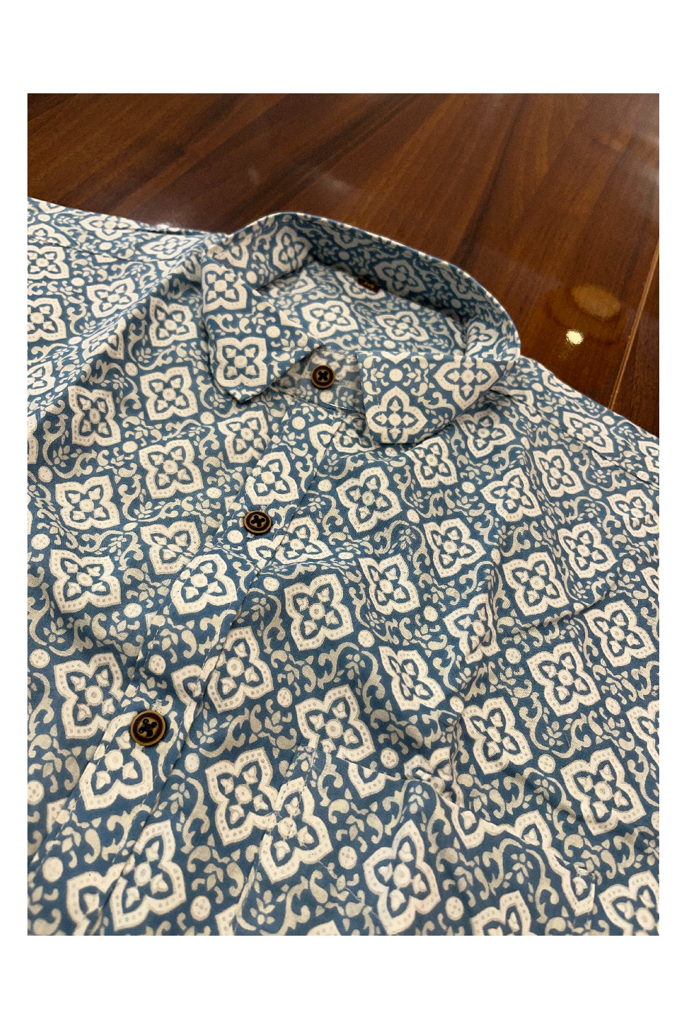Southloom Jaipur Pure Cotton Printed Shirt For Men (Medium)