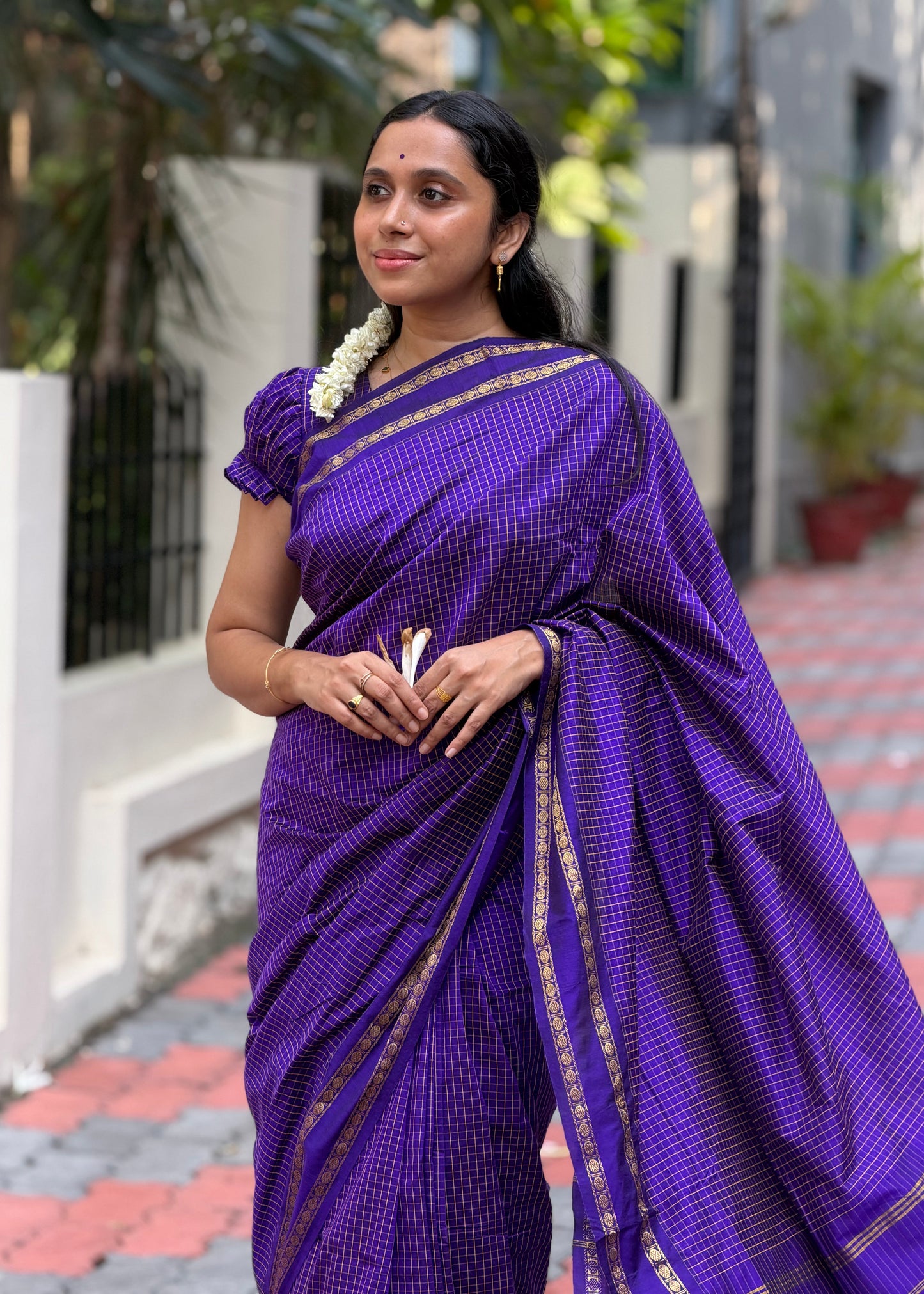 Violet Colour  Kalyani Cotton SL236