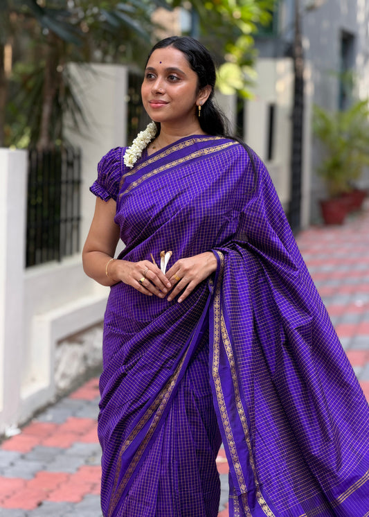 Violet Colour Kalyani Cotton SL236