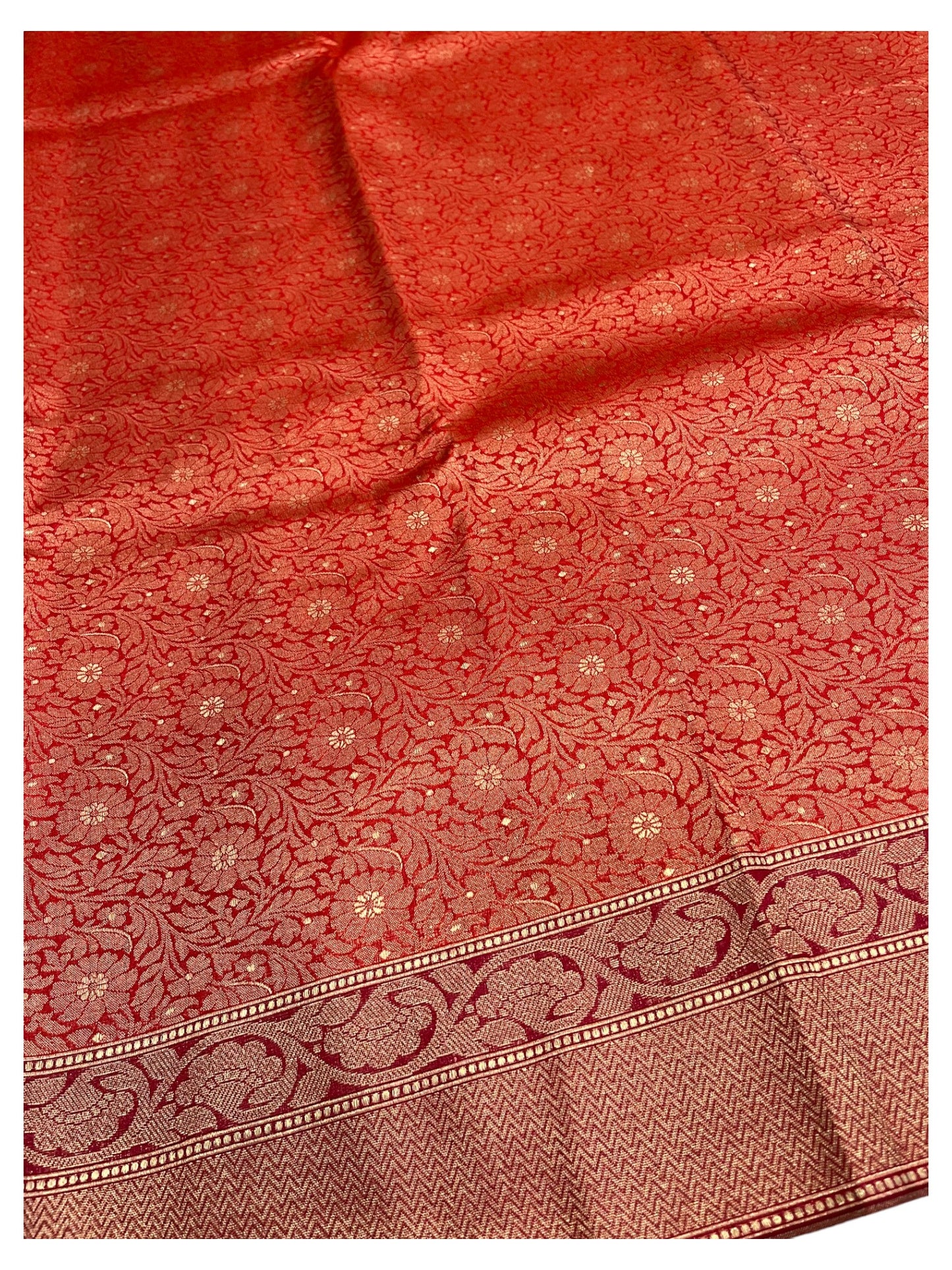 Southloom  Banarasi Silk Saree with Woven Work on Body and Borders