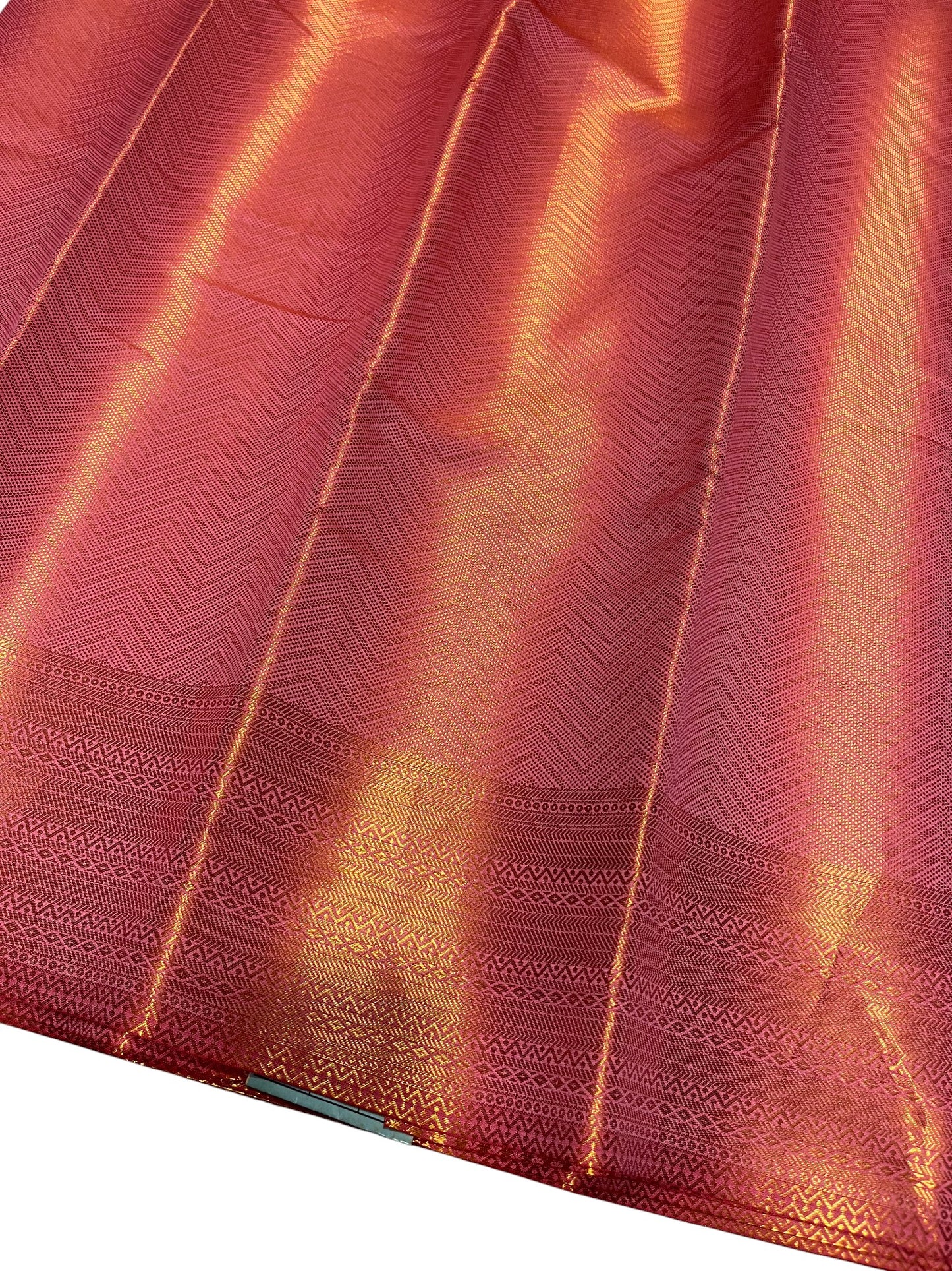 Southloom Premium Semi Silk Zari Work Brocade Saree in Bridal Pink with Matching Pallu