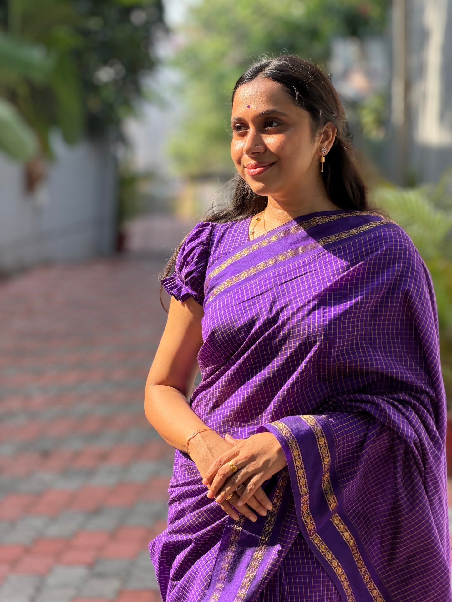 Violet Colour  Kalyani Cotton SL236