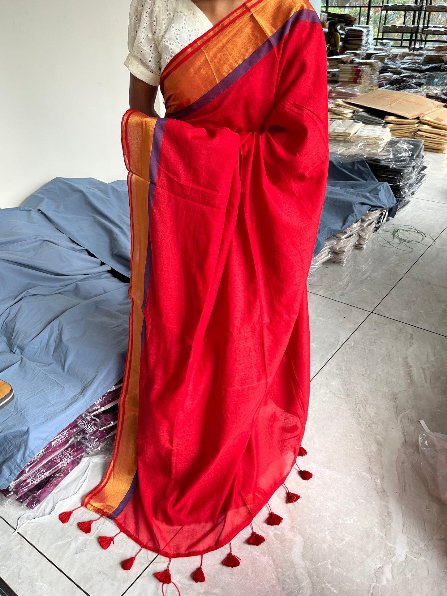 Kerala Mul Cotton Soft Fabric Saree SL215