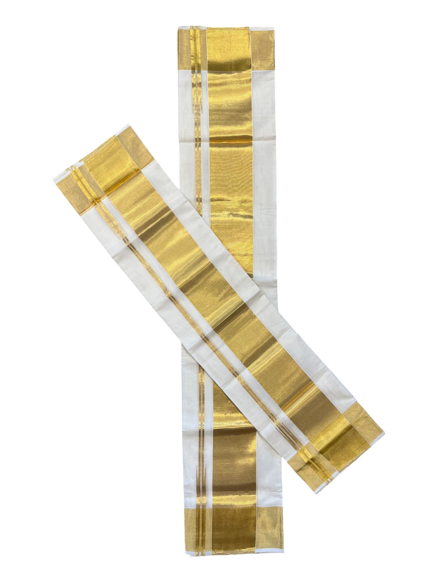 Southloom Super Premium Balaramapuram Handloom Cotton Wedding Pudava Set Mundu