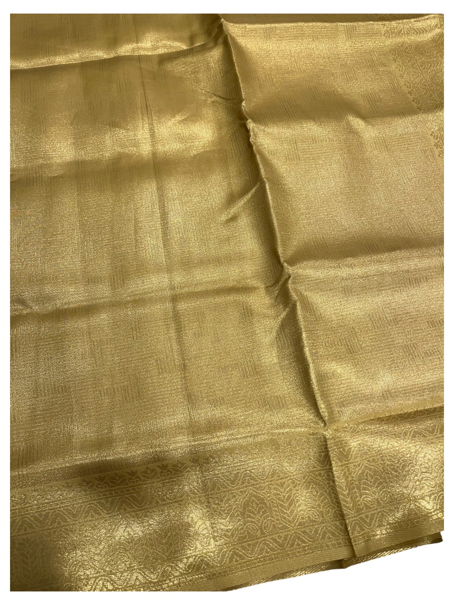 Southloom Tissu Semi Silk Saree with Golden Work on Body