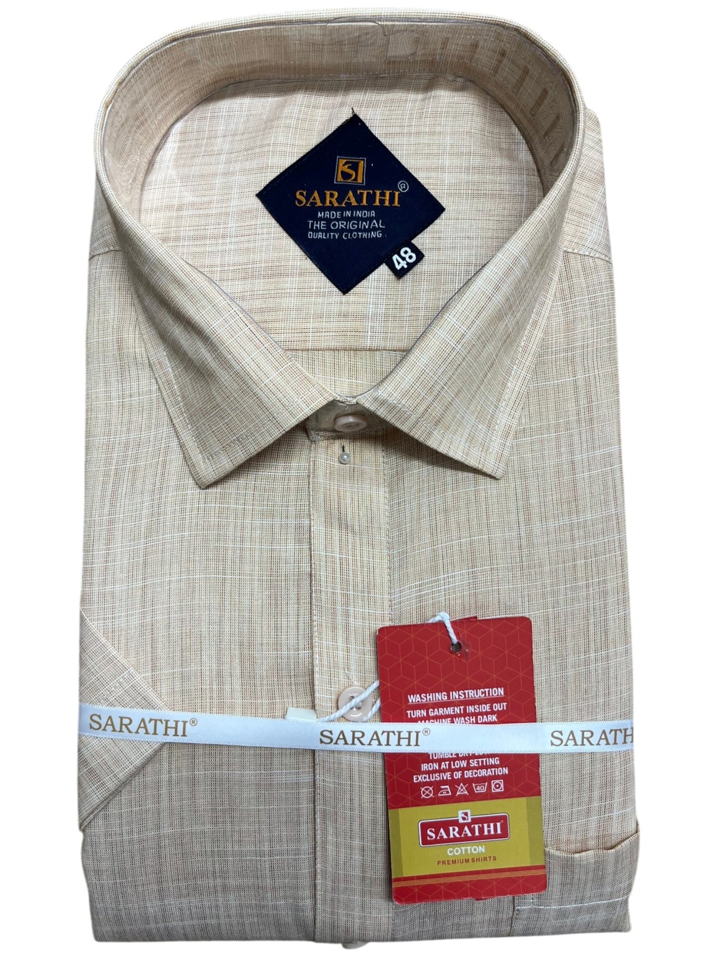 Southloom Pure Cotton Brown Shirt SLSHIRT 48 HS
