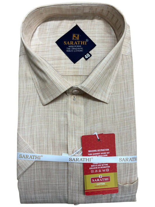 Southloom Pure Cotton Brown Shirt SLSHIRT 48 HS