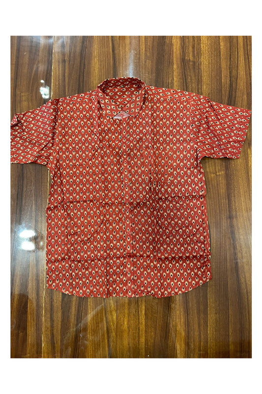 Southloom Jaipur Pure Cotton Printed Shirt For Men (3XL)