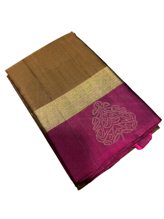 Southloom Pure Handloom Kanchipuram Silk Saree with Butta Work