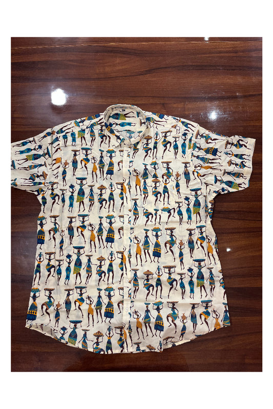 Southloom Jaipur Pure Cotton Printed Shirt For Men (5XL)