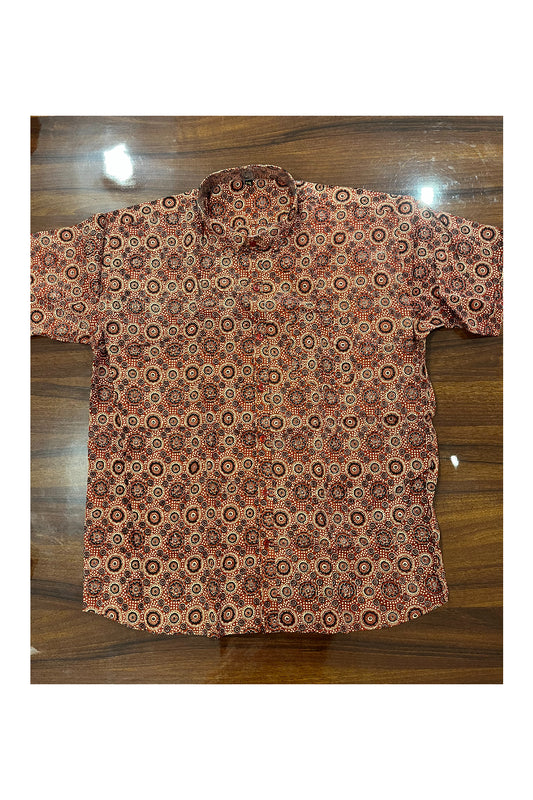 Southloom Jaipur Pure Cotton Printed Shirt For Men (3XL)