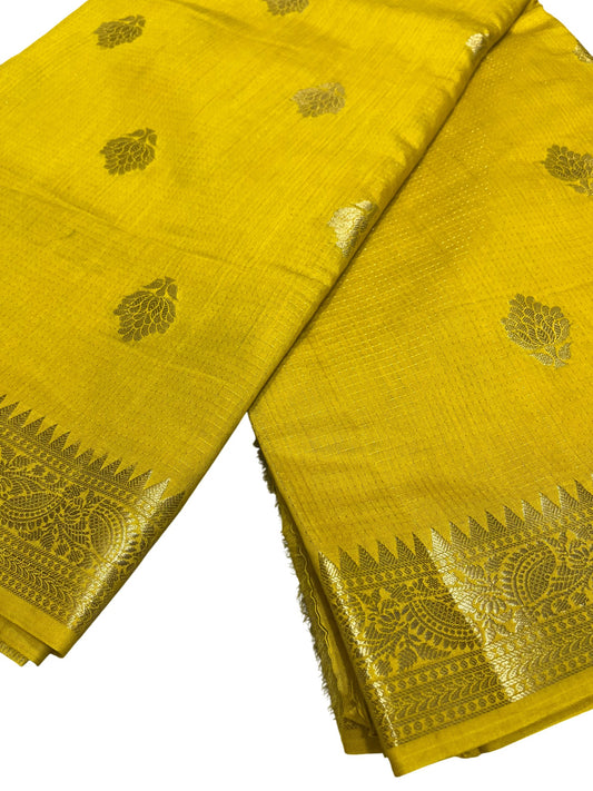 Southloom Georgete Banarasi Silk Saree with Woven Work on Body and Borders