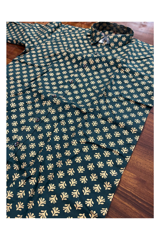 Southloom Jaipur Pure Cotton Printed Shirt For Men (Medium)