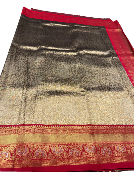 Southloom Semi Silk Saree with Woven Work on Body and Borders
