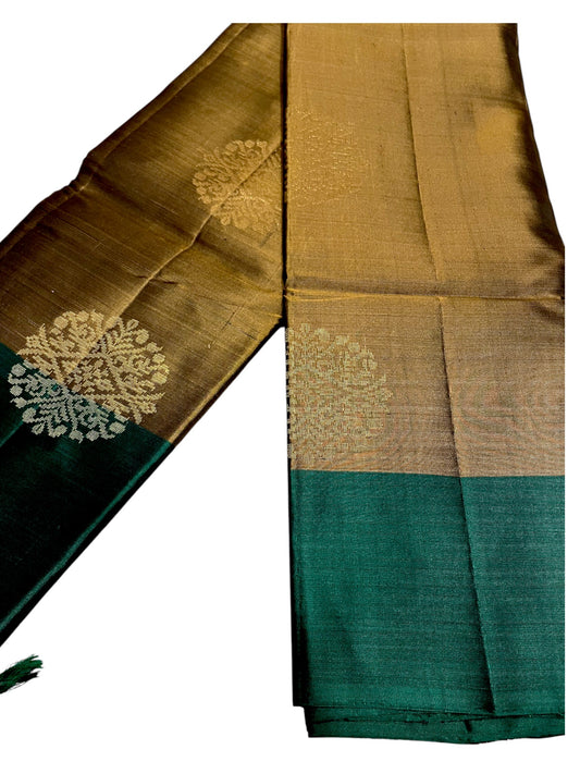 Southloom Pure Handloom Kanchipuram Silk Saree with Butta Work