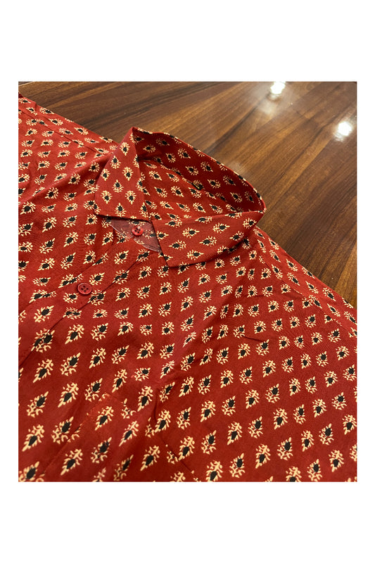 Southloom Jaipur Pure Cotton Printed Shirt For Men (3XL)