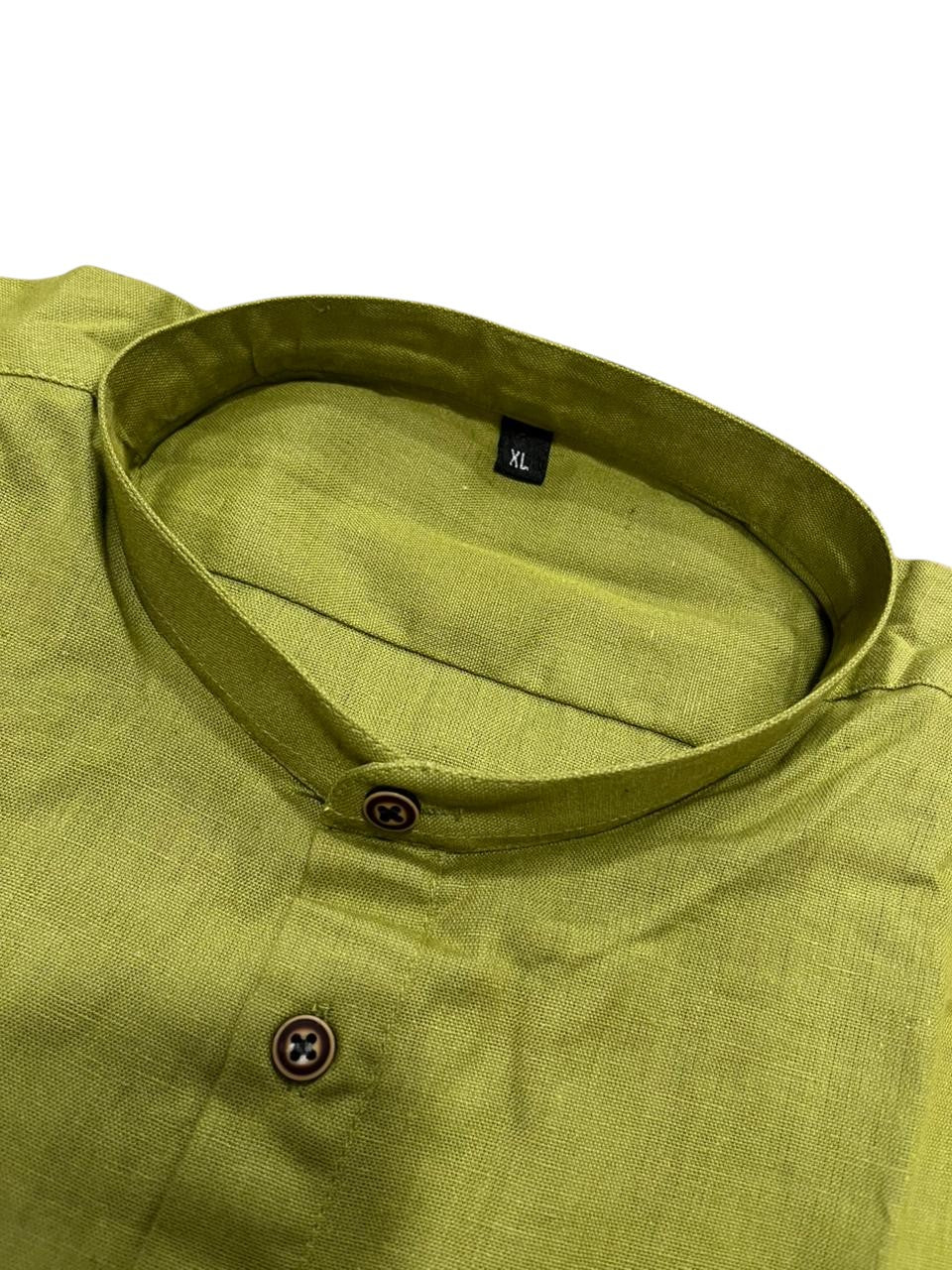 Southloom Green Short Cotton Kurta Shirt for Men