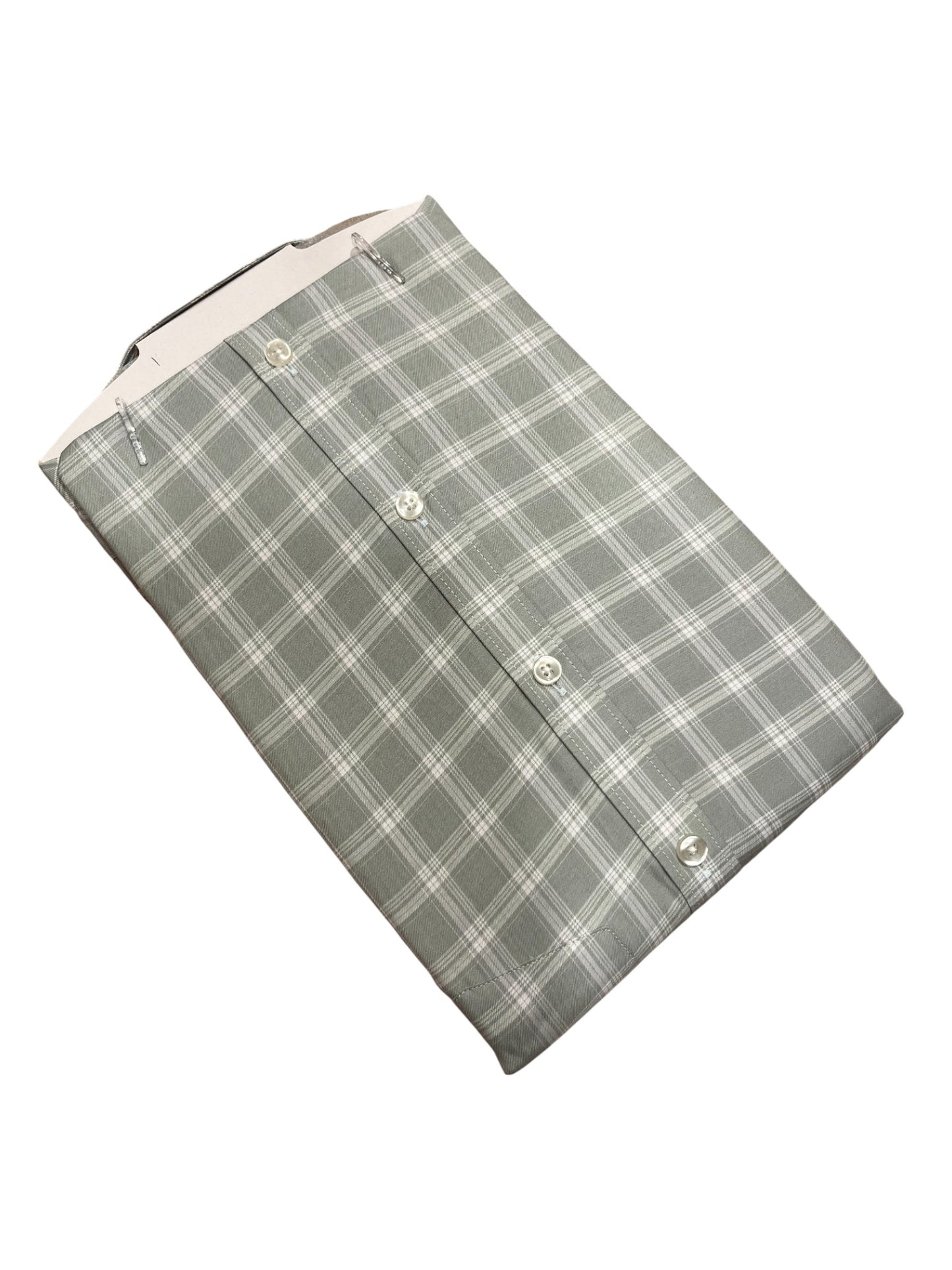 Southloom Pure Cotton Green Check Shirt (38 FS)