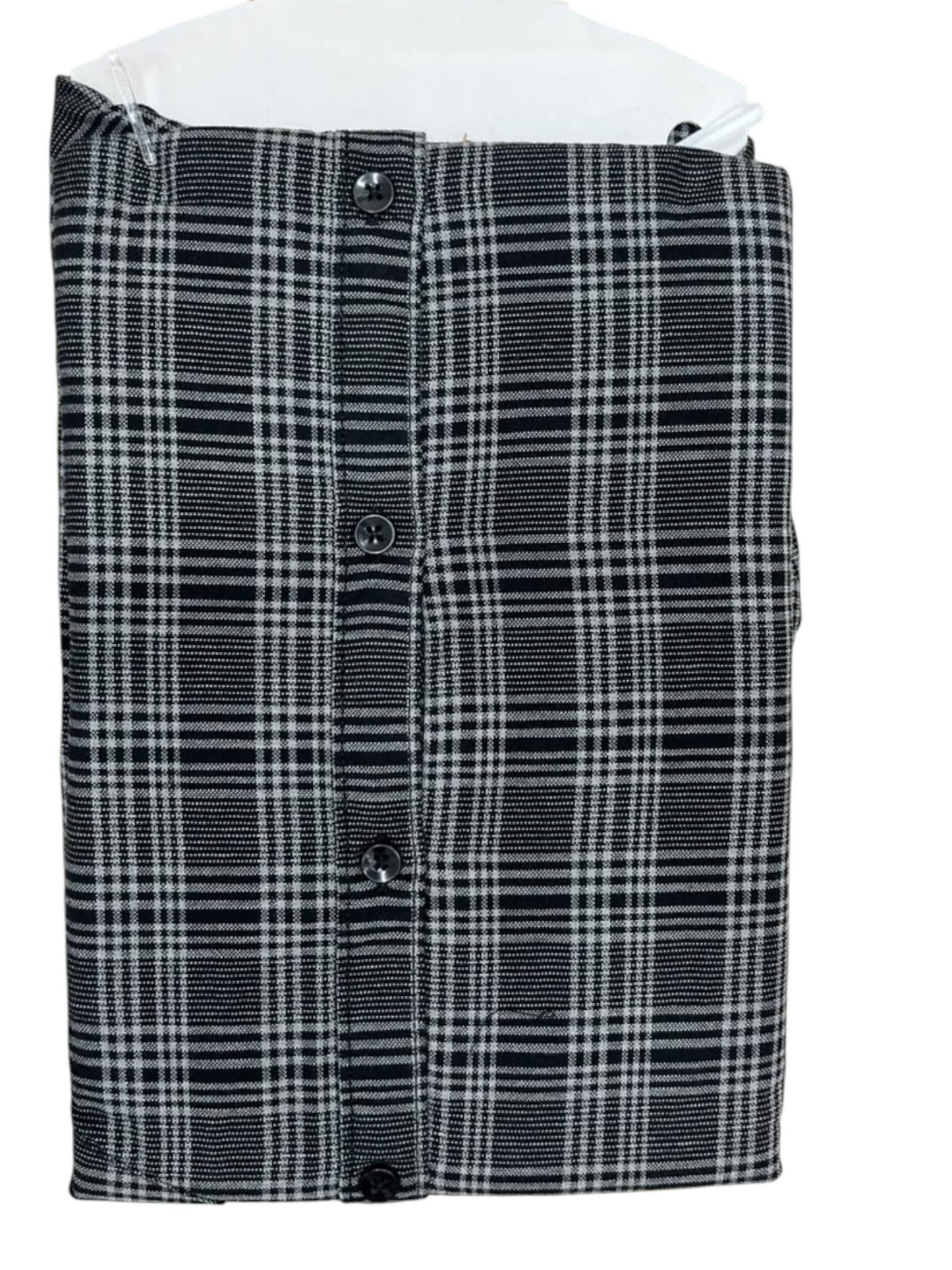 Southloom Pure Cotton Black Check Shirt SLSHIRT 40 FS