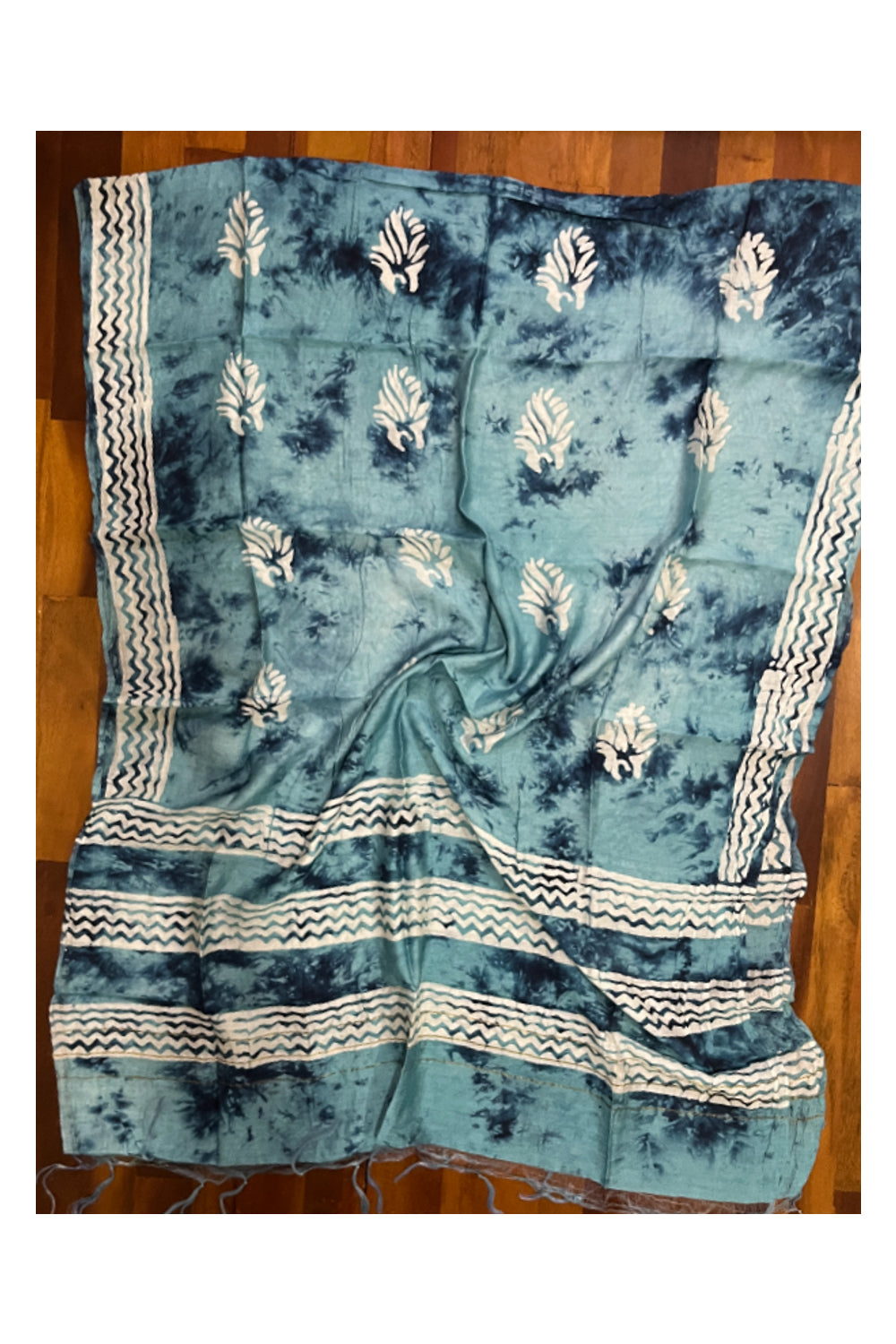 Southloom™ Cotton Churidar Salwar Suit Material in Light Blue