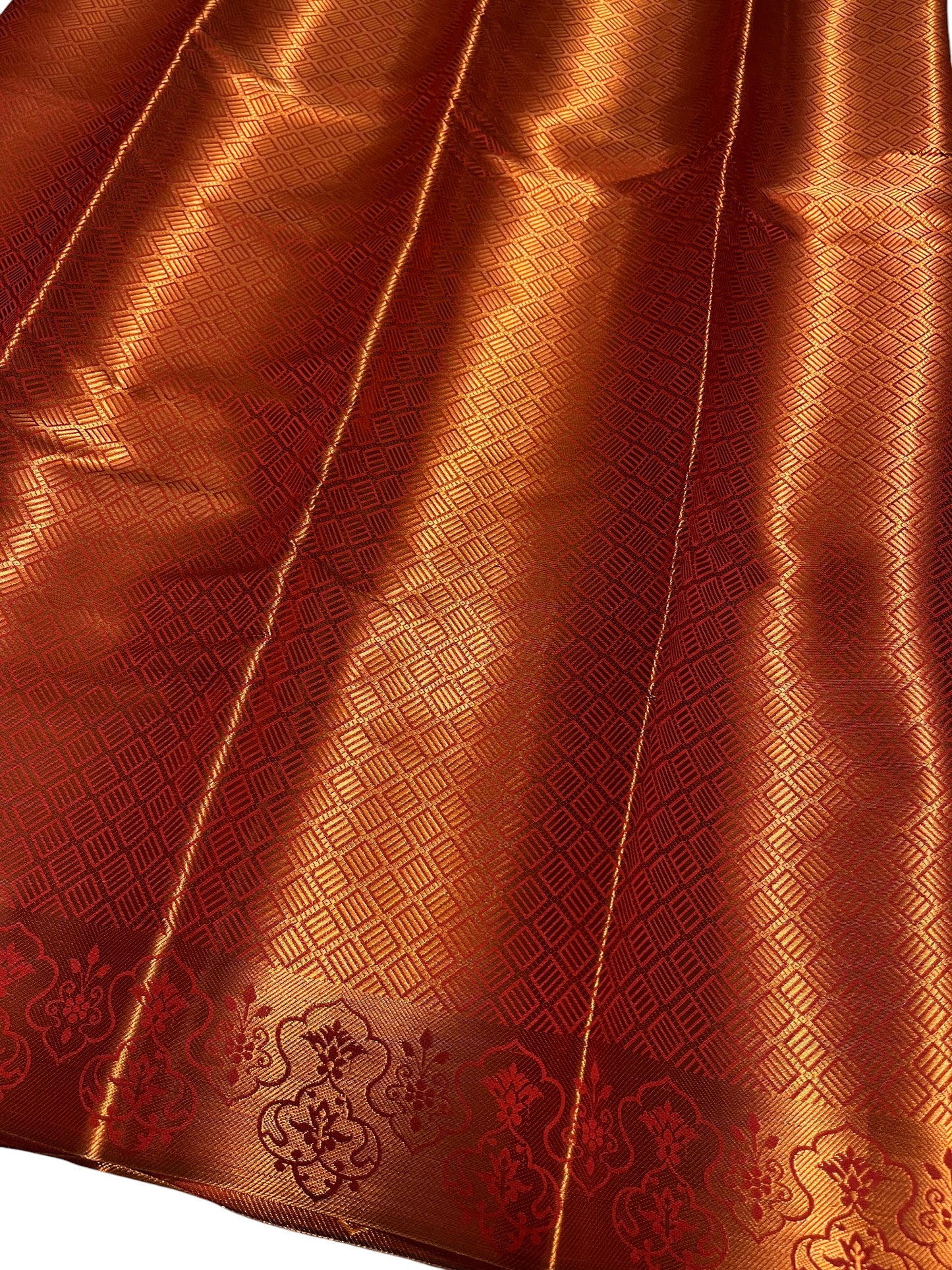 Southloom Premium Semi Silk Zari Work Brocade Saree in Bridal Red with Matching Pallu