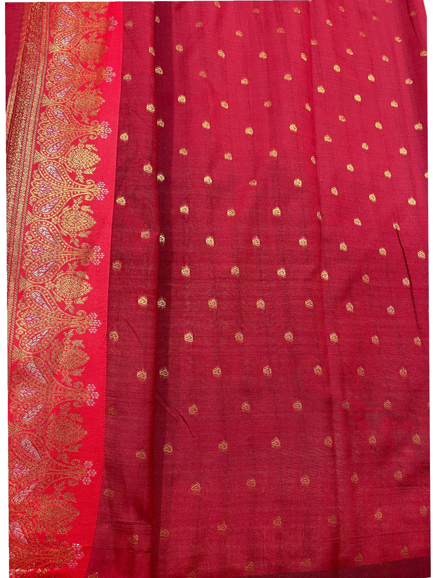 Southloom Semi Silk Saree with Woven Work on Body and Borders