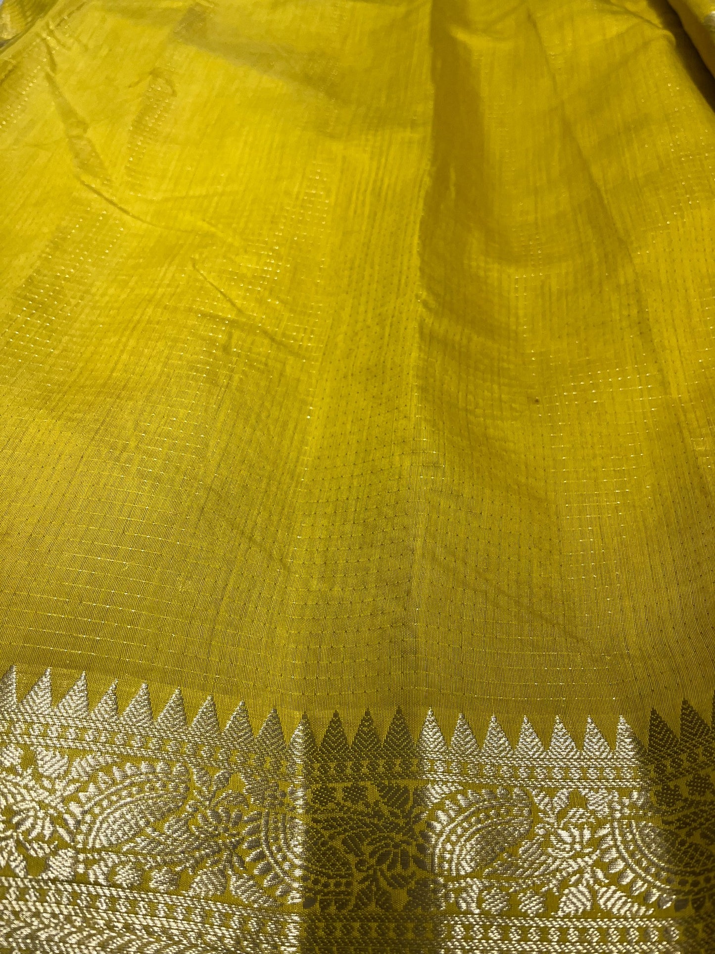 Southloom Georgete Banarasi Silk Saree with Woven Work on Body and Borders