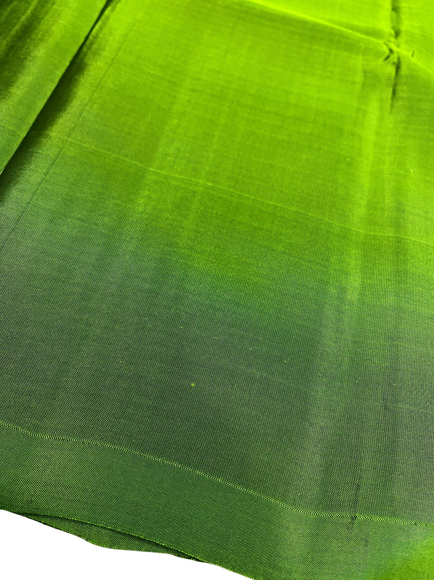 Southloom Pure Handloom Kanchipuram Silk Saree with Korvai Work (Grey & Green)