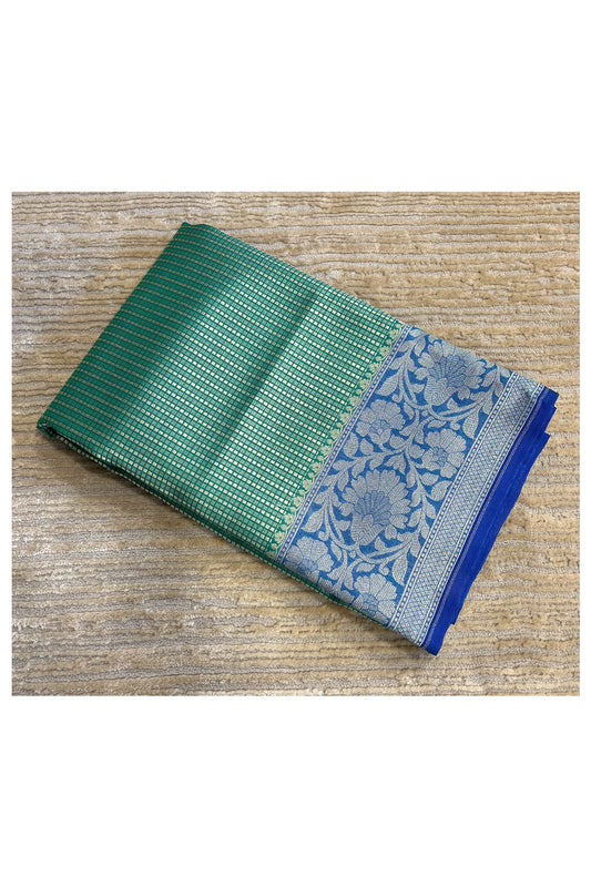 Southloom Pure Banarasi Saree With Woven Zari Work On Body Pallu And Bordes