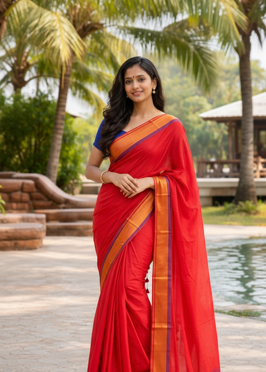 Kerala Mul Cotton Soft Fabric Saree SL215
