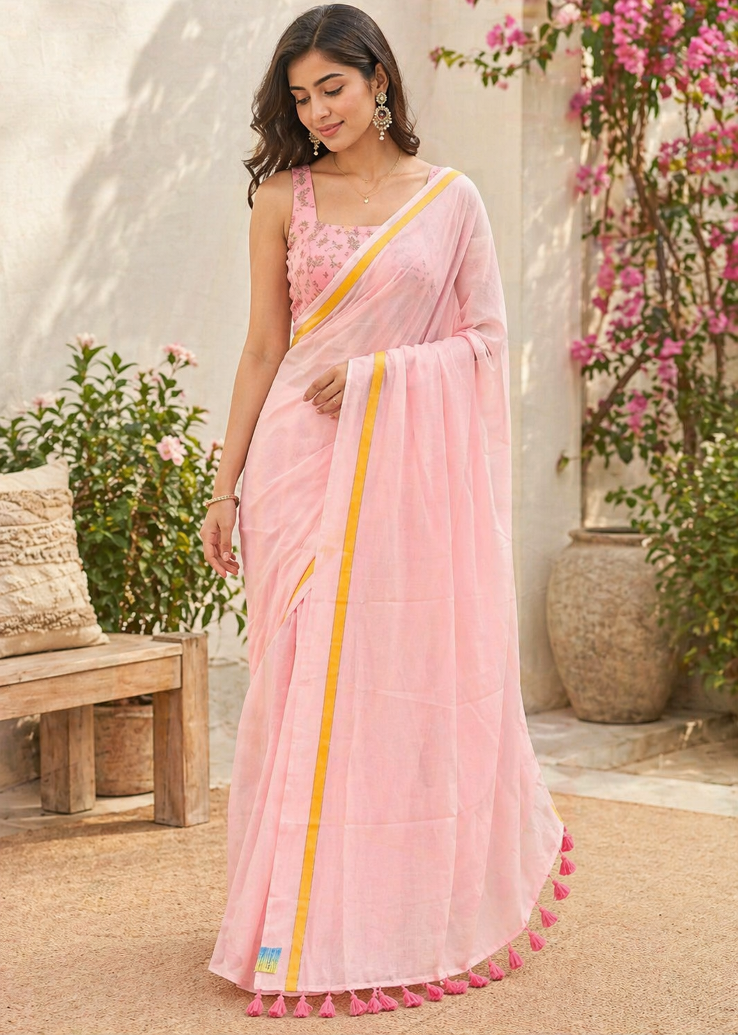 Kerala Mul Cotton Soft Fabric Saree SL215