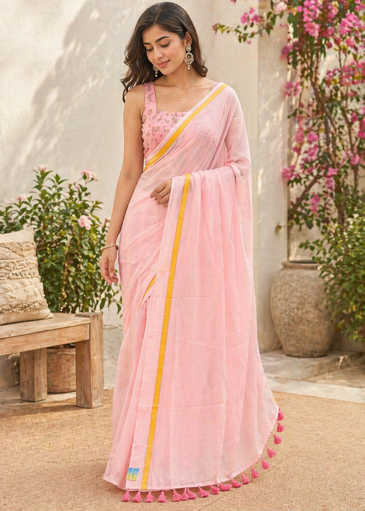 Kerala Mul Cotton Soft Fabric Saree SL215