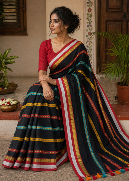 Kerala Mul Cotton Soft Fabric Saree SL215