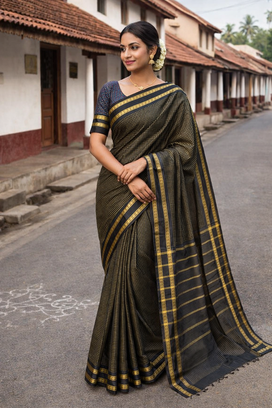 Black Kalyani Cotton SL236