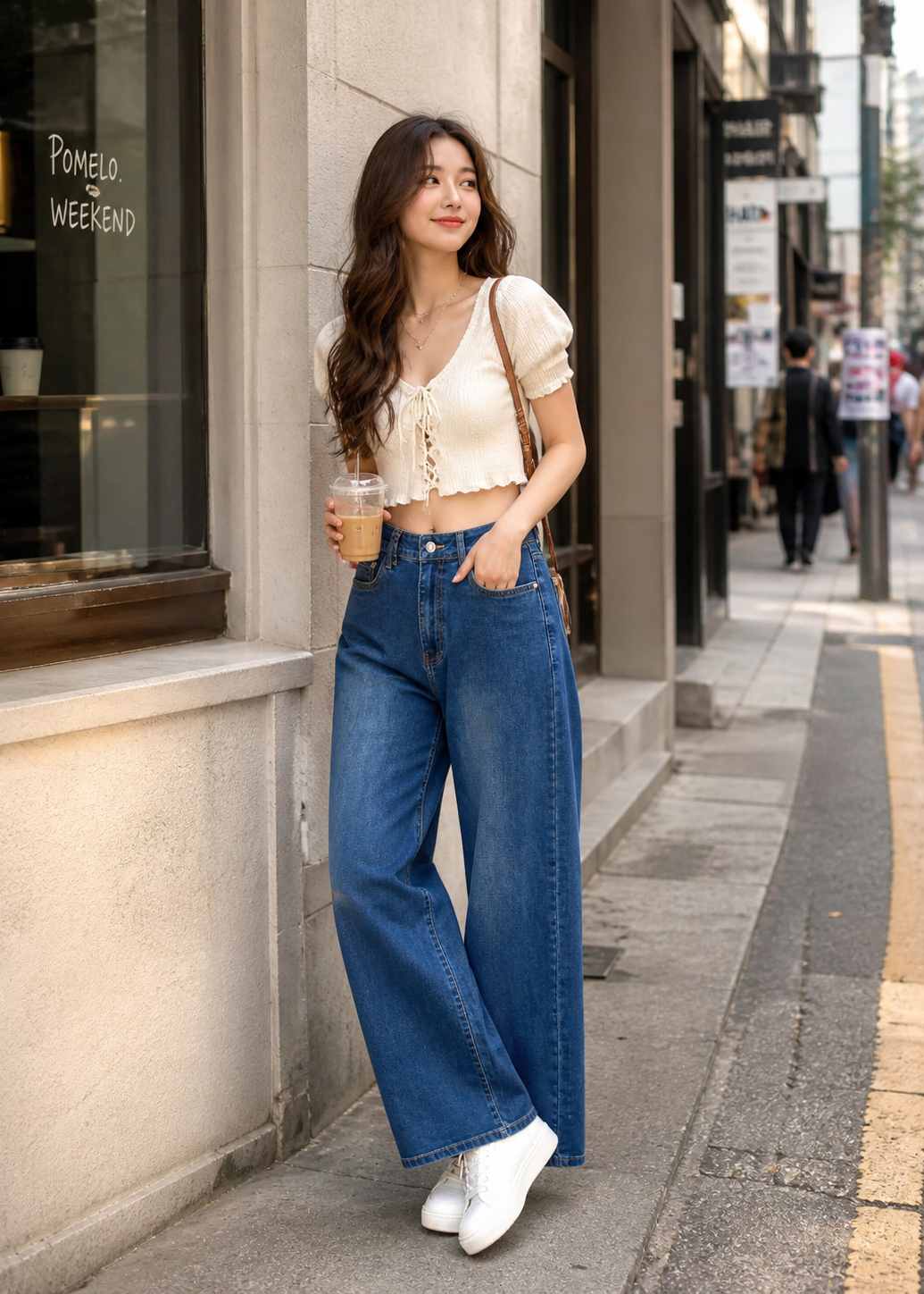 Wide Leg Denim For Women SL294
