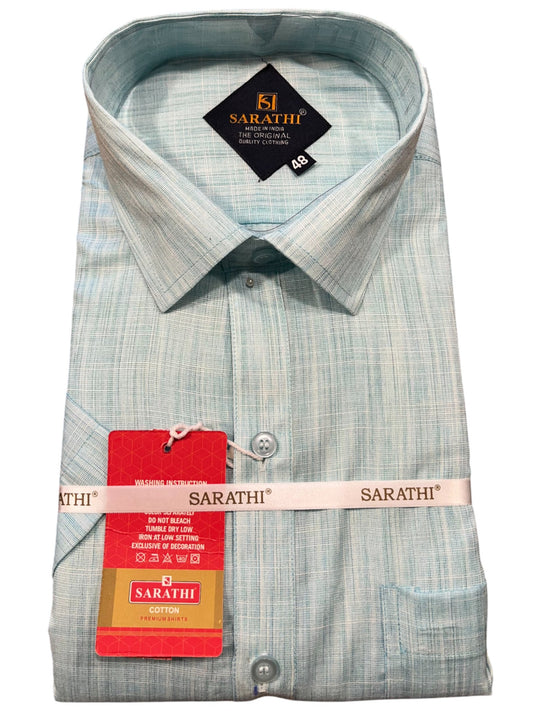 Southloom Pure Cotton Blue Lines Shirt(48 HS)