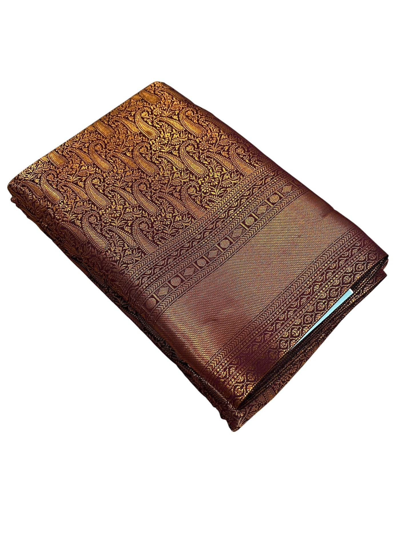 Southloom Premium Semi Silk Zari Work Brocade Saree in Bridal Purple with Matching Pallu