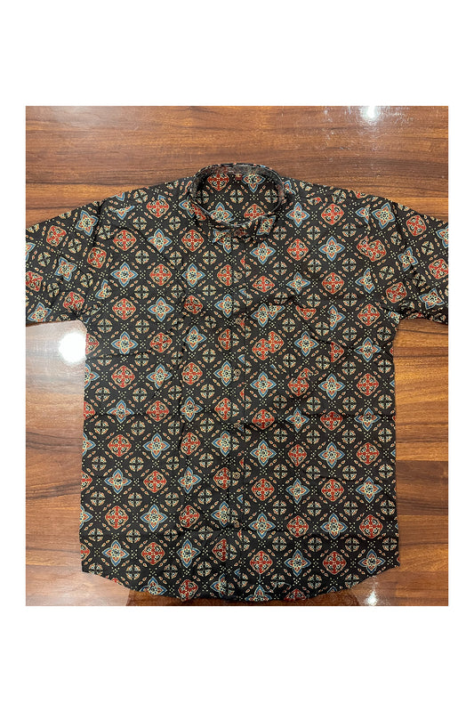 Southloom Jaipur Pure Cotton Printed Shirt For Men (XL)