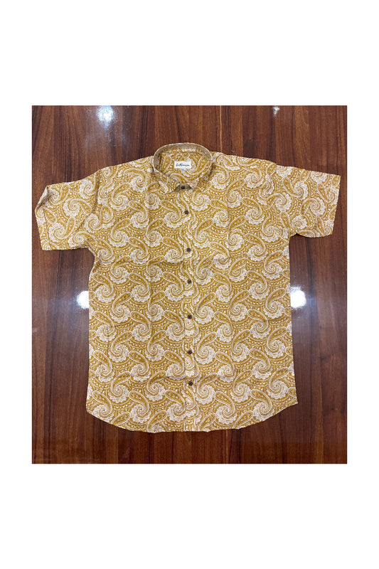 Southloom Jaipur Pure Cotton Printed Shirt For Men (XL)