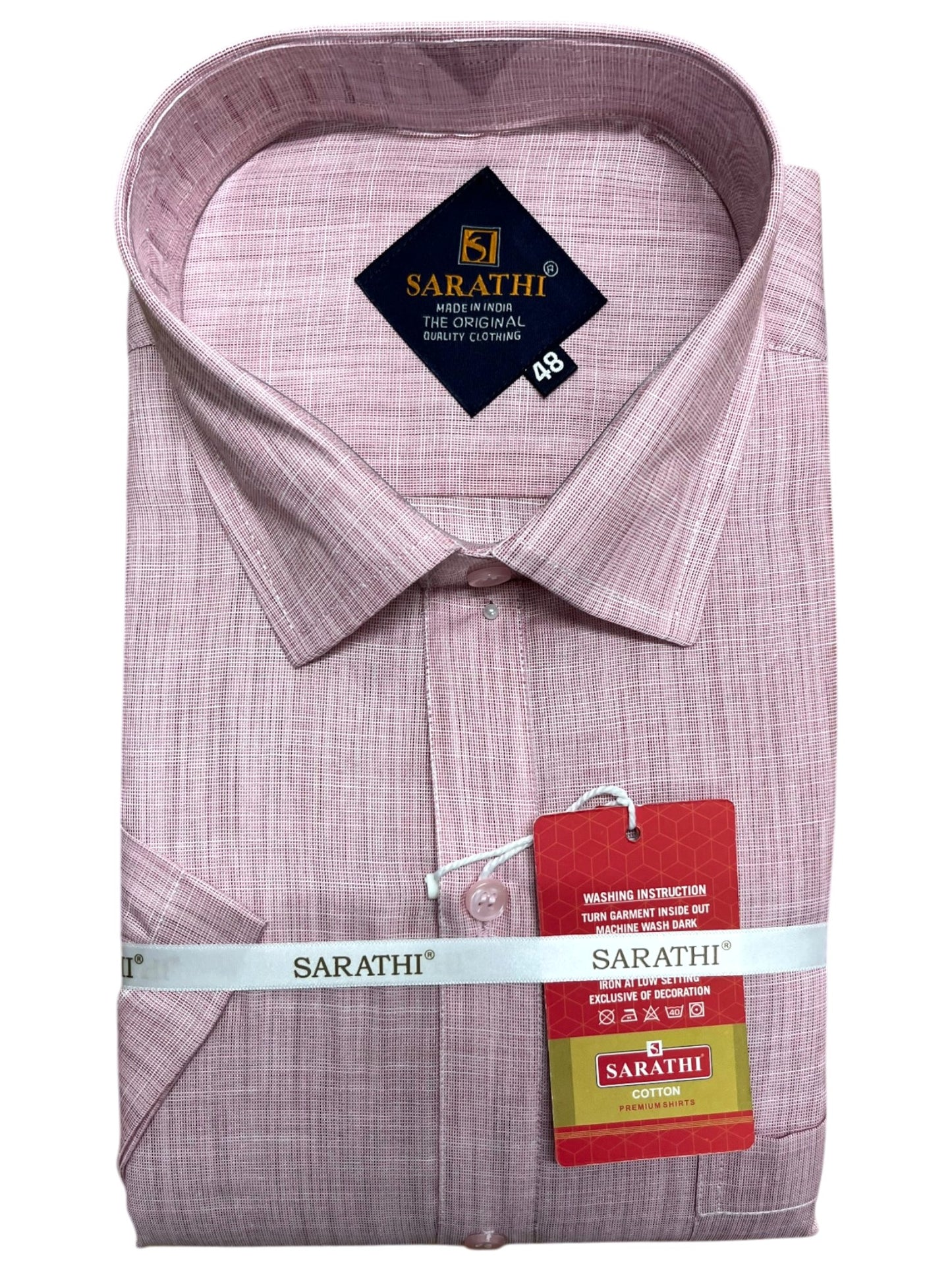 Southloom Pure Cotton Dark Pink Shirt SLSHIRT 48 HS