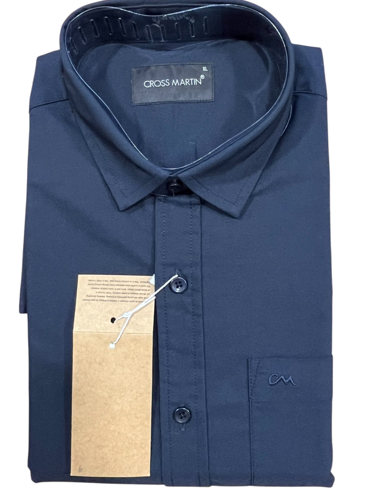 Southloom Pure Cotton Blue plain Shirt (42 HS)