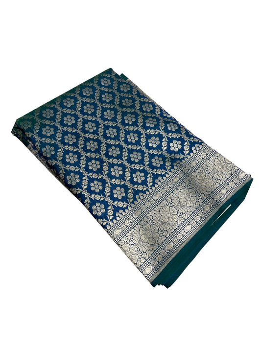 Southloom Banarasi Silk Saree with Woven Work on Body and Borders