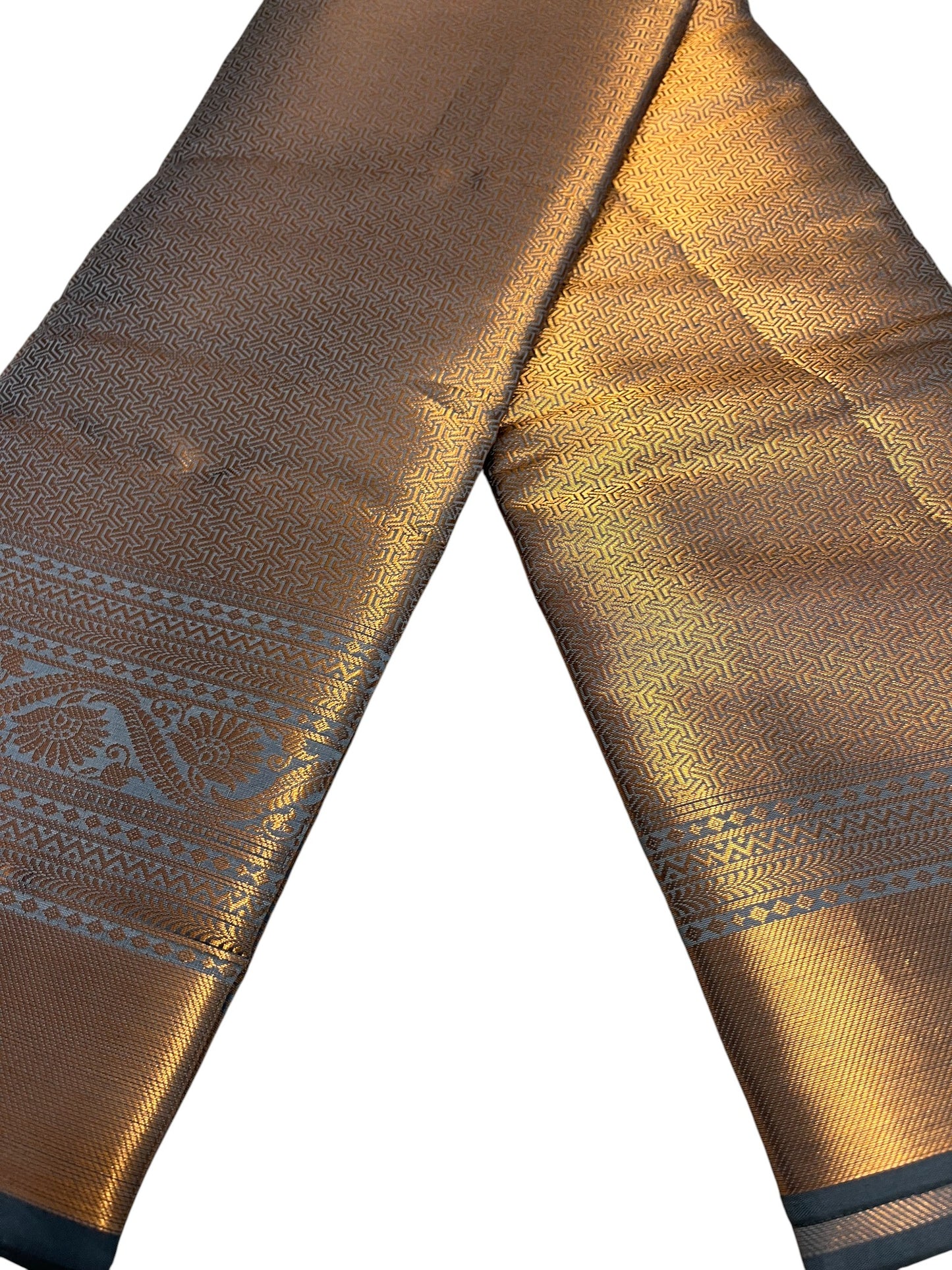 Southloom Premium Semi Silk Zari Work Brocade Saree in Bridal Green with Matching Pallu