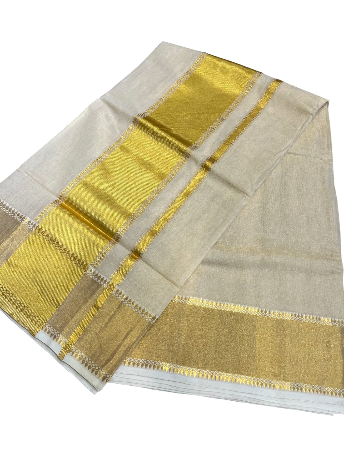 Southloom Super Premium Balaramapuram Unakkupaavu Handloom Tissue Saree with Pichippoovu Design